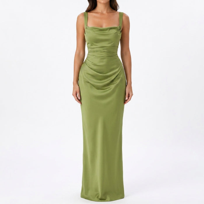 Fenella Satin Maxi Dress