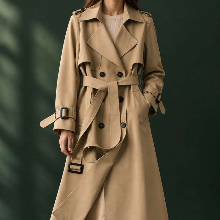 Xaviera Belted Overcoat