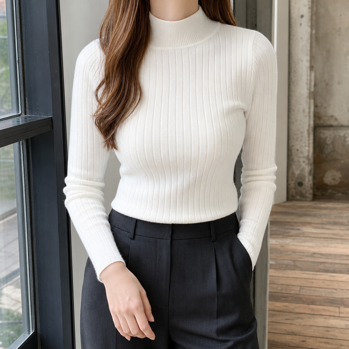 Perpetua Mock Neck Top