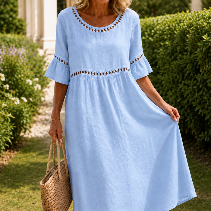 Seraphina Eyelet Midi Dress