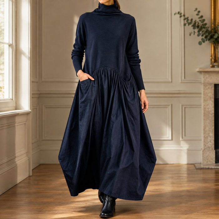 Tallulah-Sage Cocoon Maxi Dress