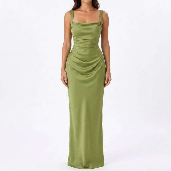 Fenella Satin Maxi Dress