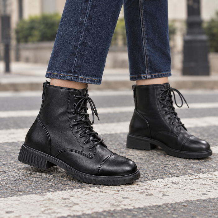 Manfredi Lace-Up Boots