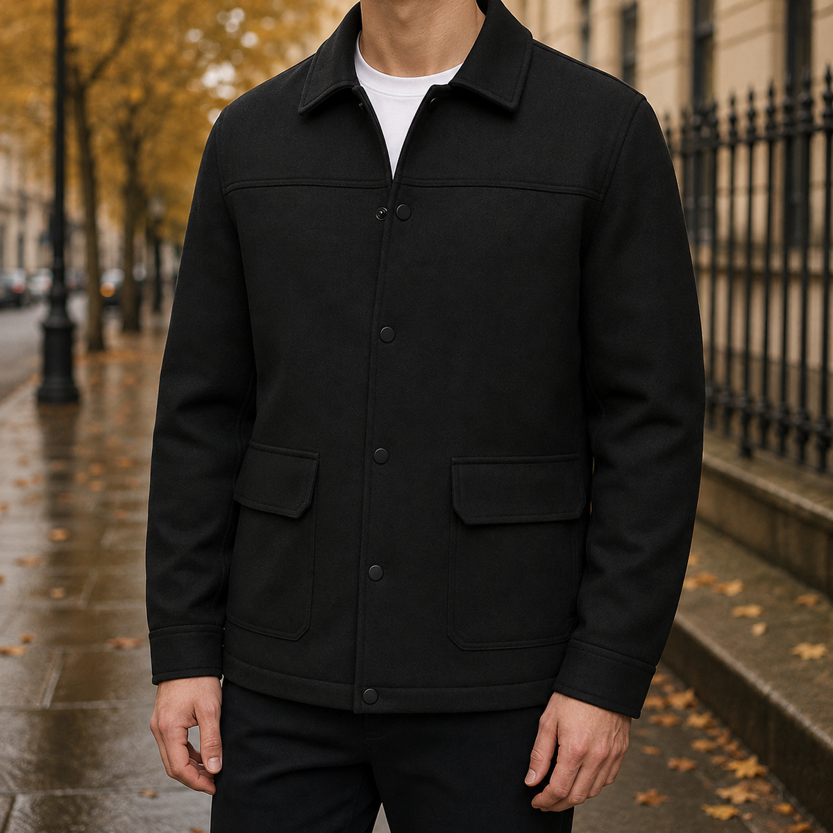 George Utility Jacket - Black