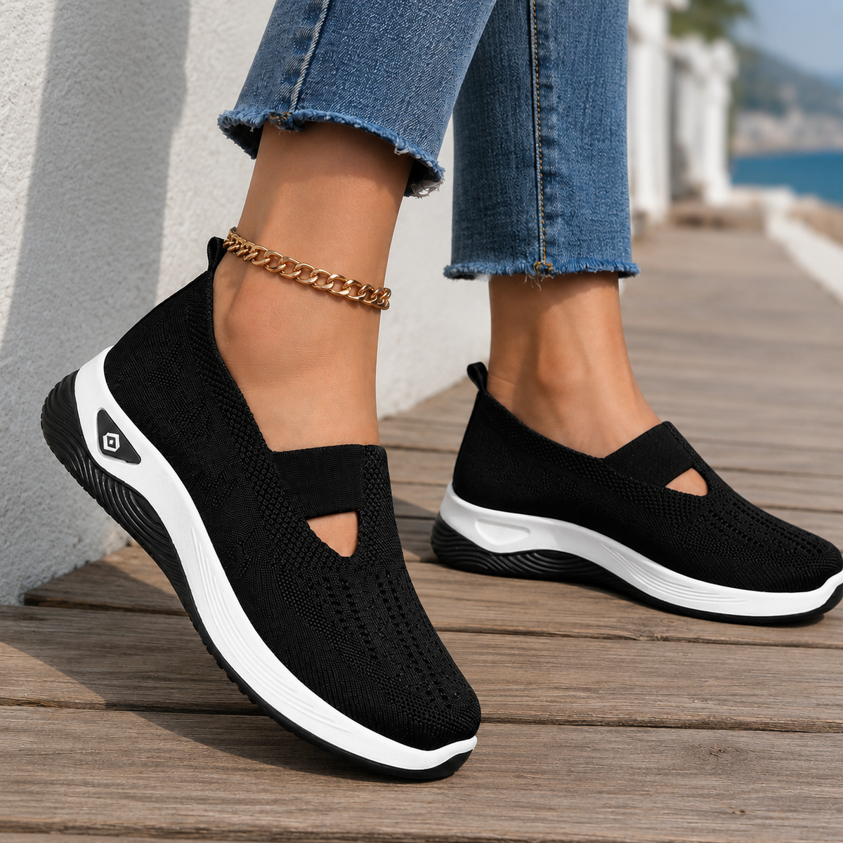 Ravello Slip-On Sneakers - Classic Black