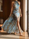 Light Blue Leopard