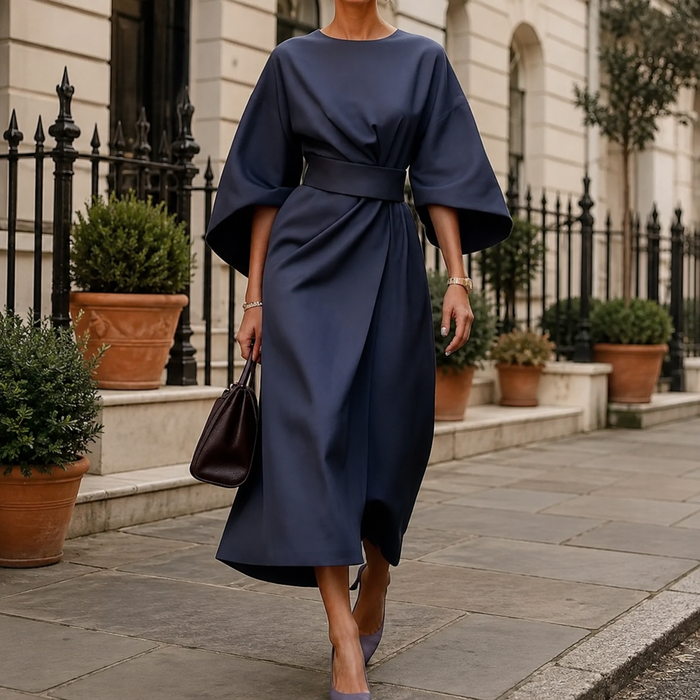 Juliet Belted Midi Dress