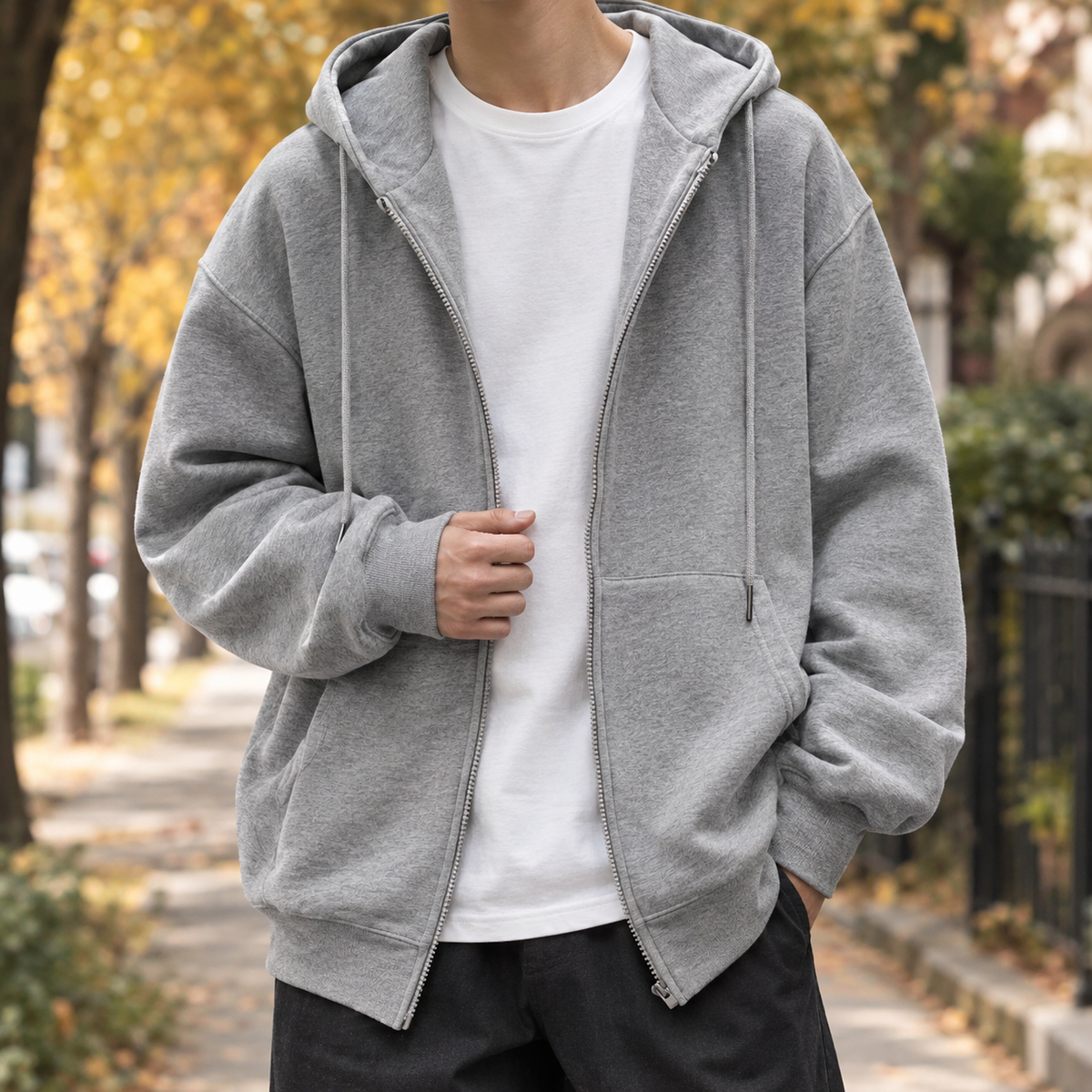 Harry Oversized Hoodie - Gray