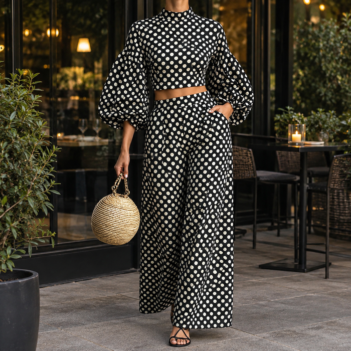 Kiera-Grace Polka Dot Set