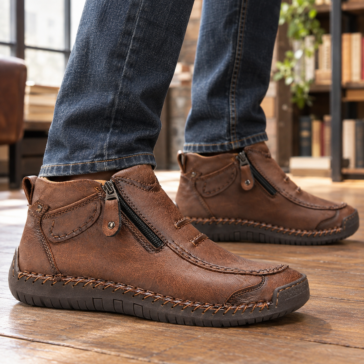 Frascati Orthopedic Boots - Brown
