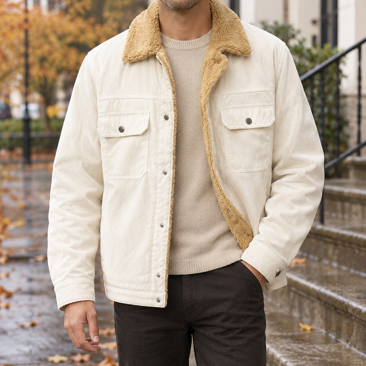 Colin Cashmere Jacket - Off White