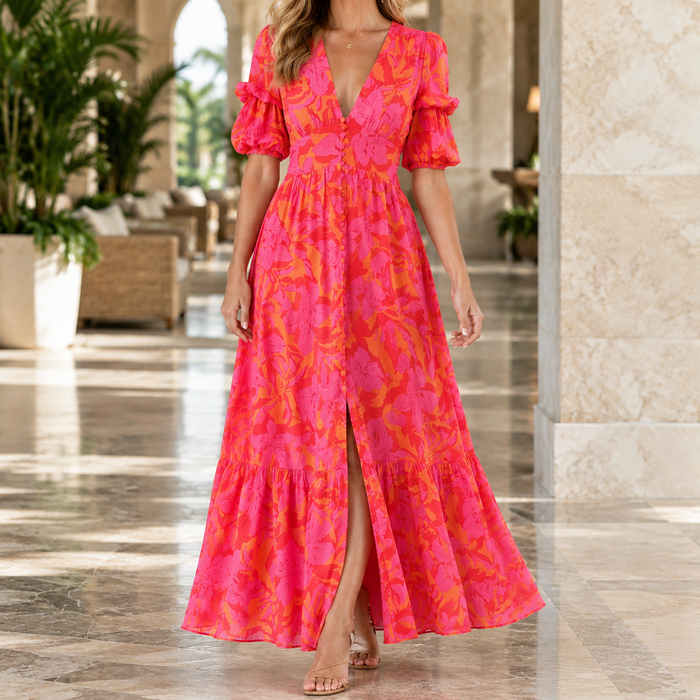 Isla Floral Maxi Dress