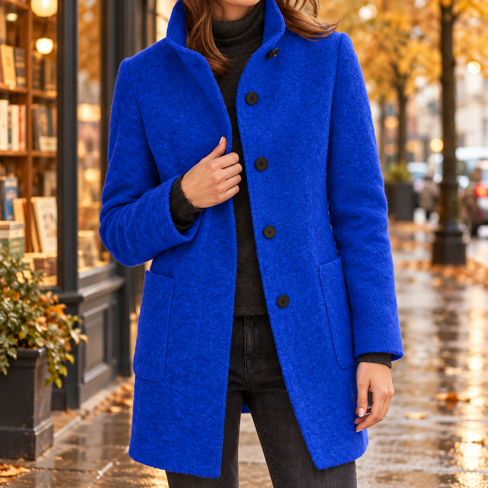 Penelope-Rae Stand Collar Jacket