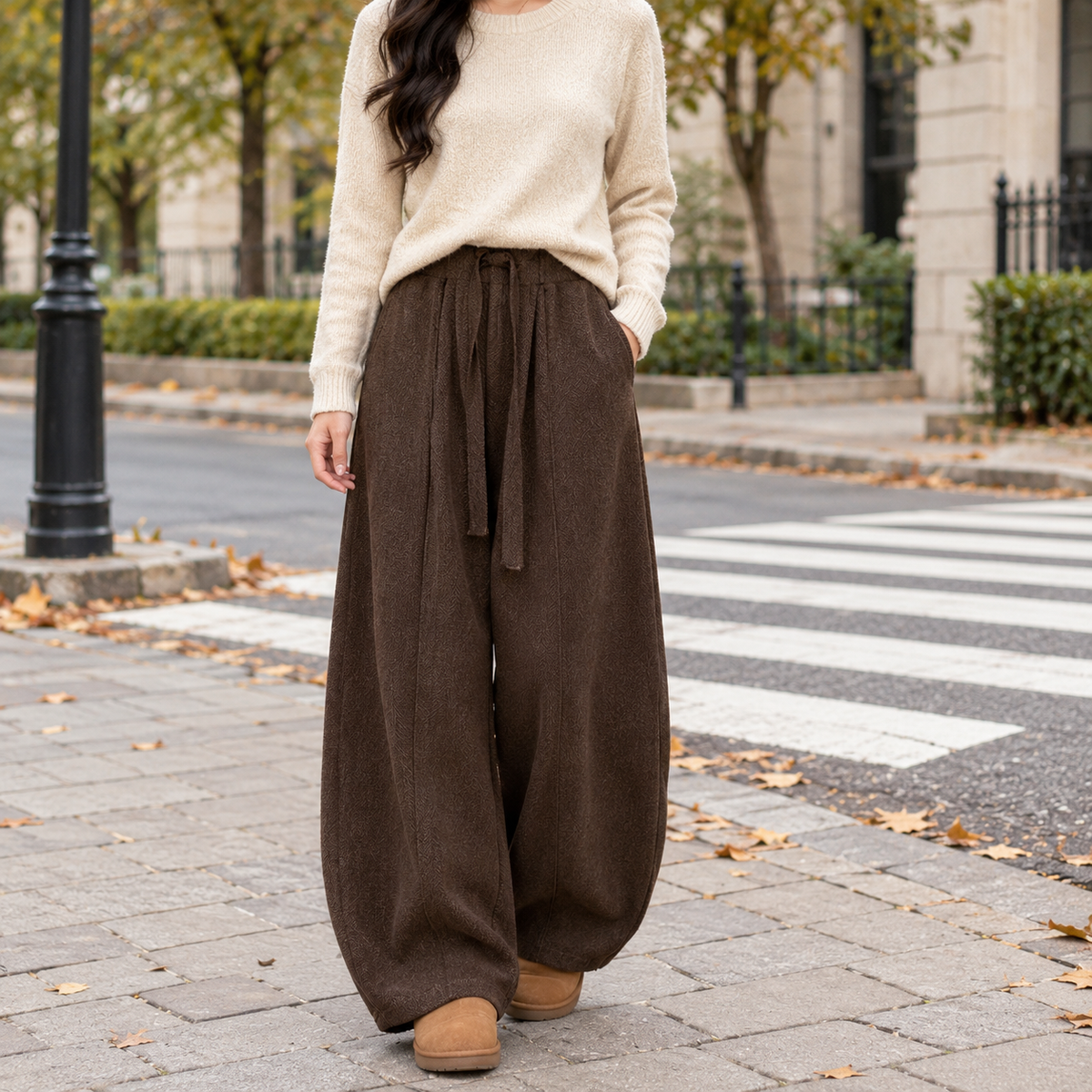 Rebekah Balloon Pants - Dark Coffee