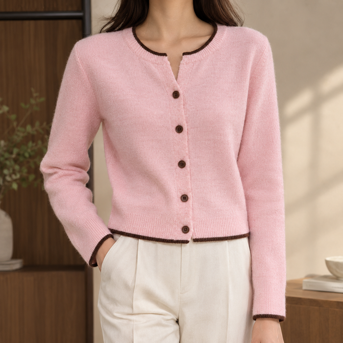 Veronique Contrast Cardigan