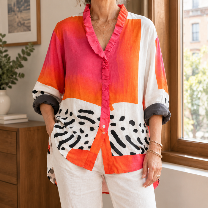 Marlene Ruffle Blouse