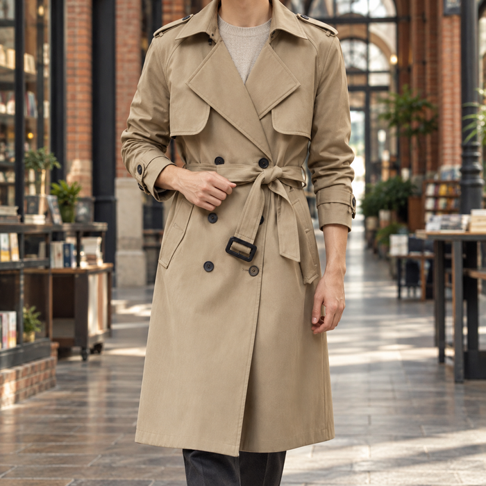 Alaric Double-Breasted Overcoat