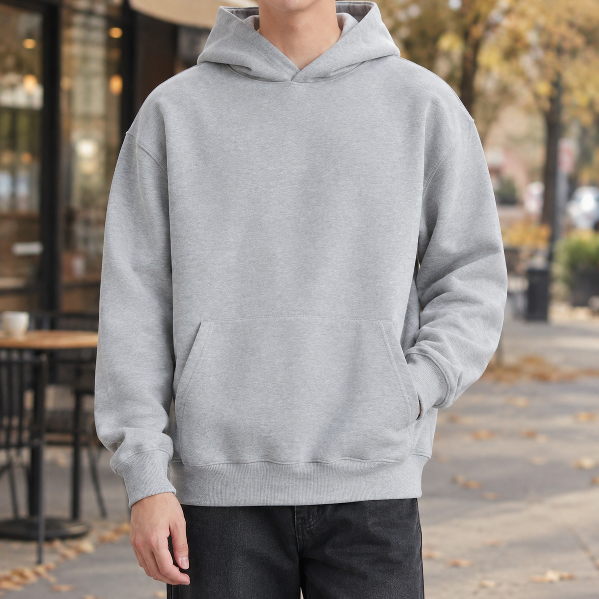 Axel Heavyweight Hoodie - Heather Gray