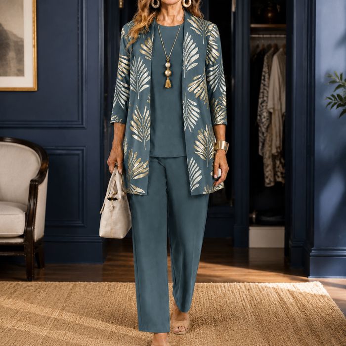 Petra Botanical Pants Set