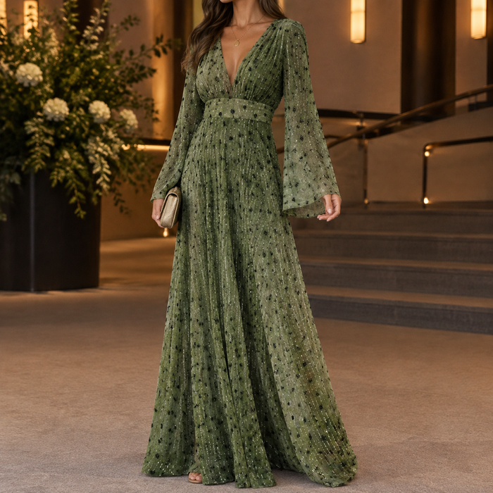 Orla Shimmer Maxi Dress