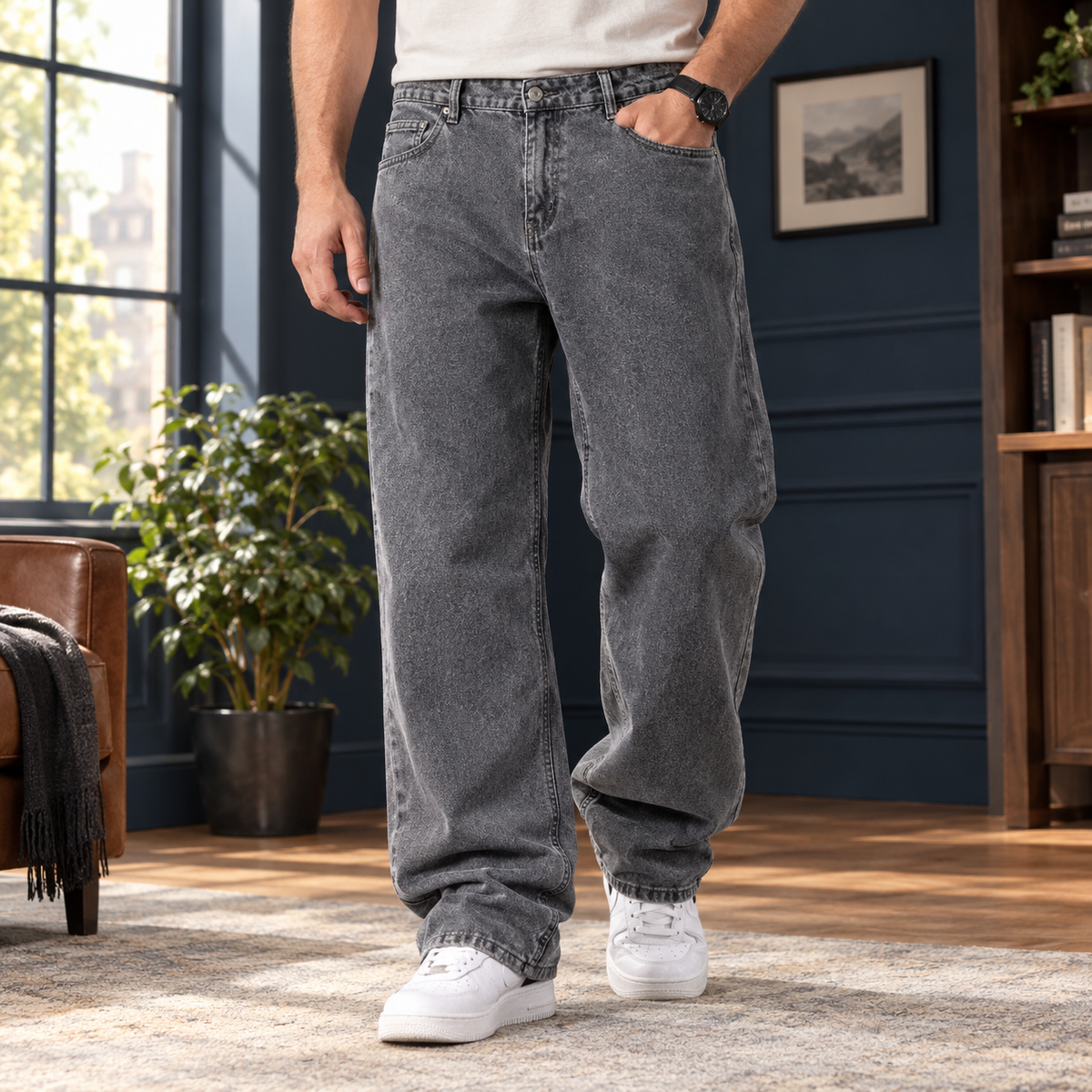 Fulbert Relaxed Jeans - Gray