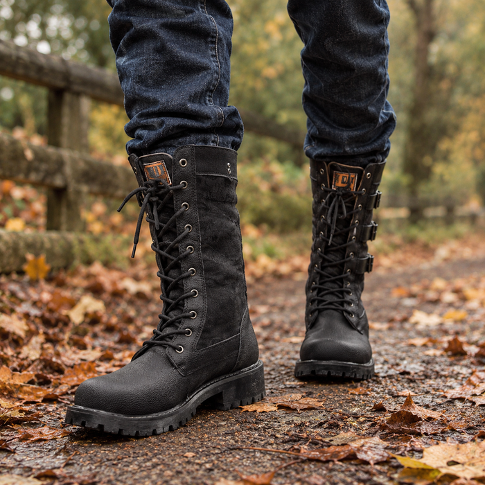 Moretti High Lace Boots