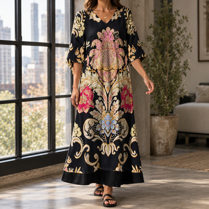 Calla Ornate Maxi Dress