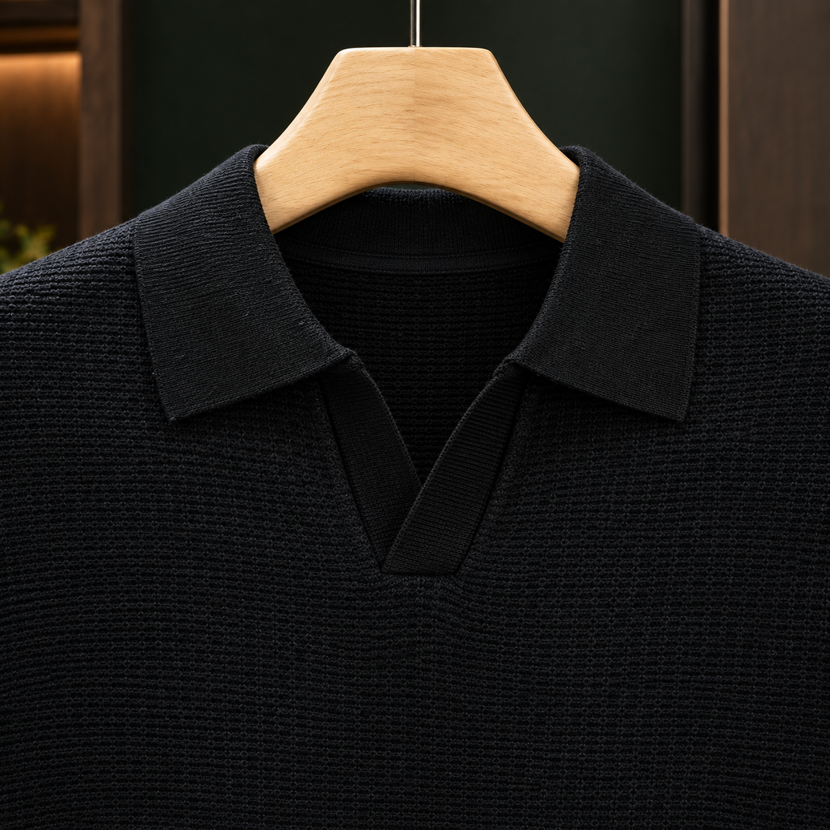 Caspian Textured Polo - Lead Product Detail