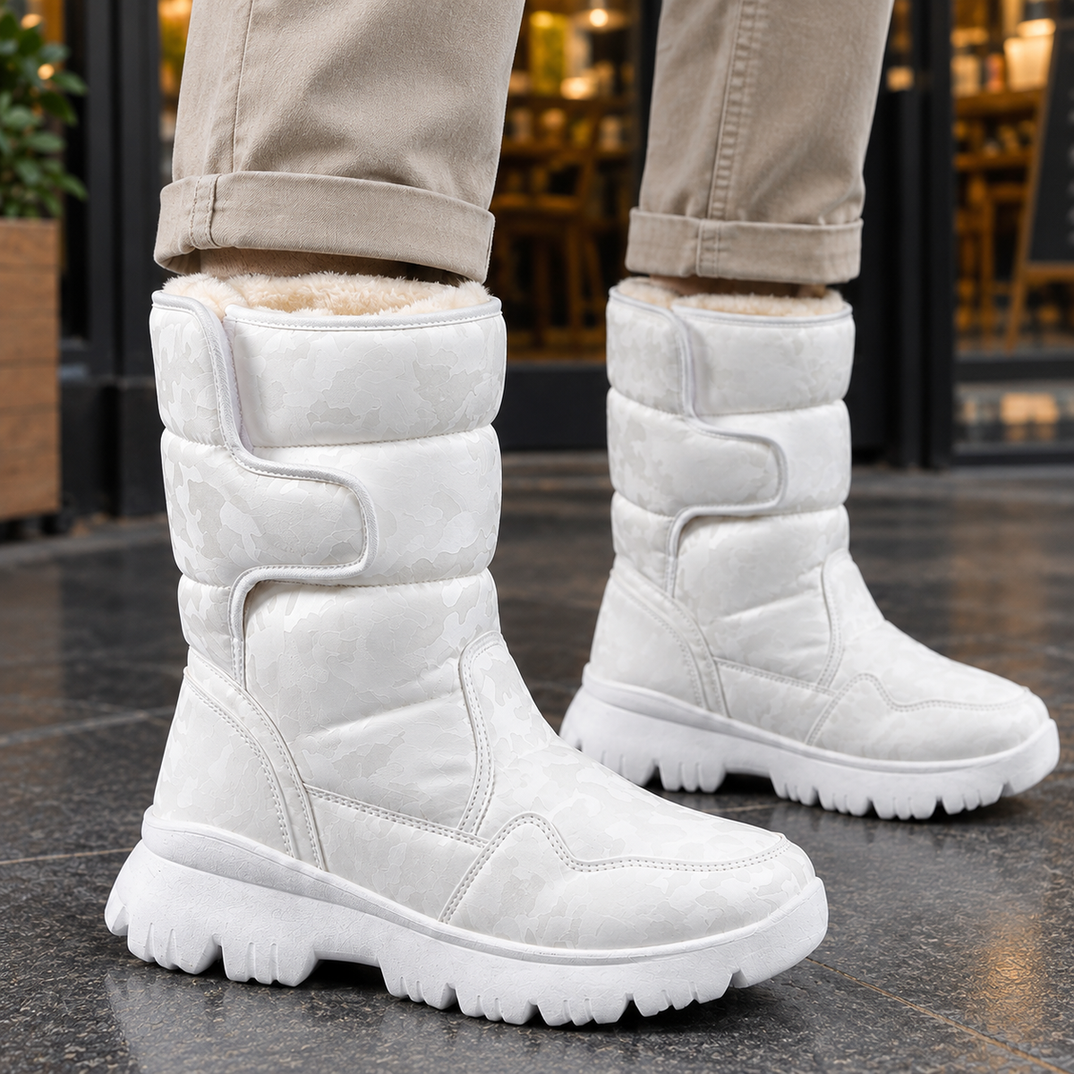 Orsini Camouflage Snow Boots - Lead Product Detail