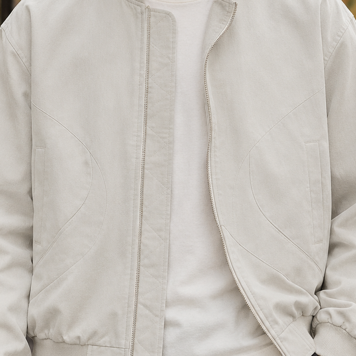 Neil Bomber Jacket - Lead Product Detail