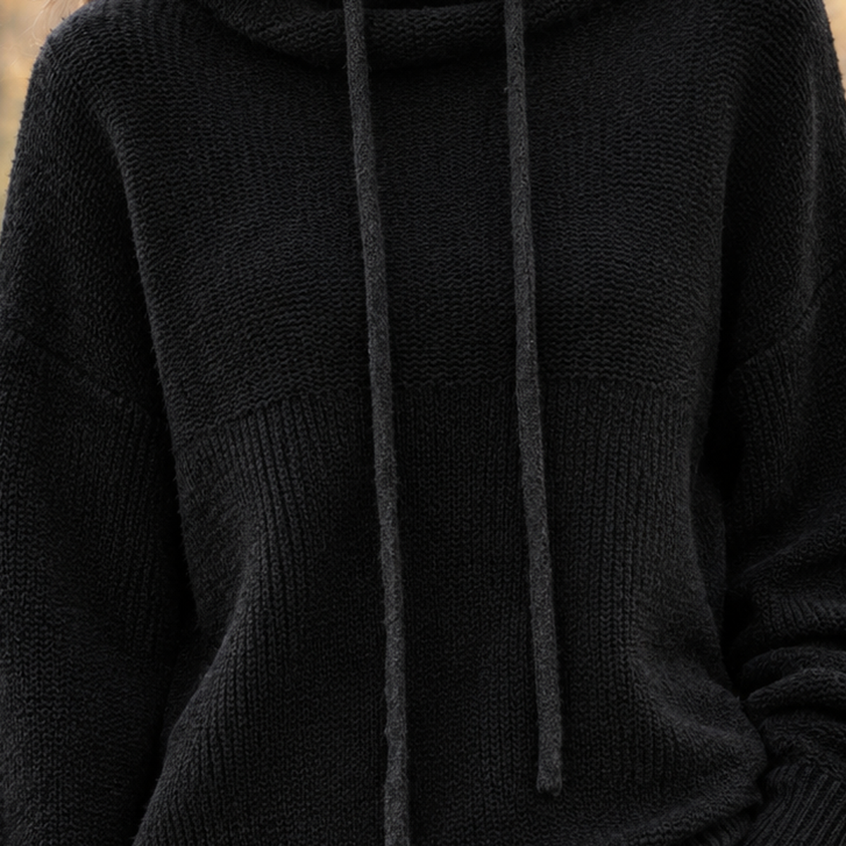 Aline Cowl Neck Sweater - Lead Product Detail