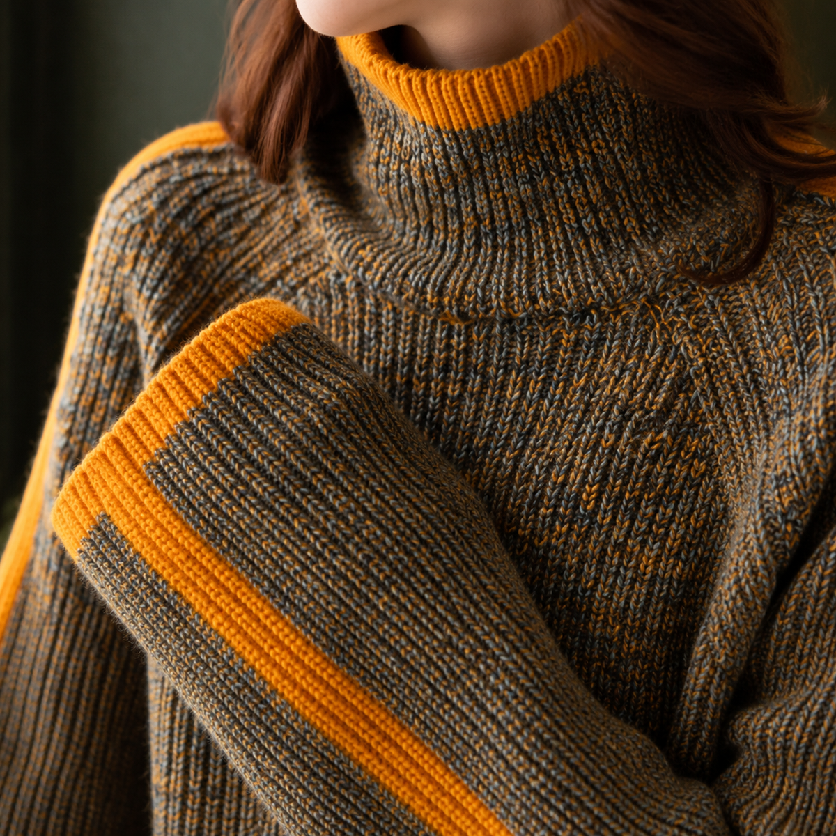 Zinnia Turtleneck Sweater - Lead Product Detail