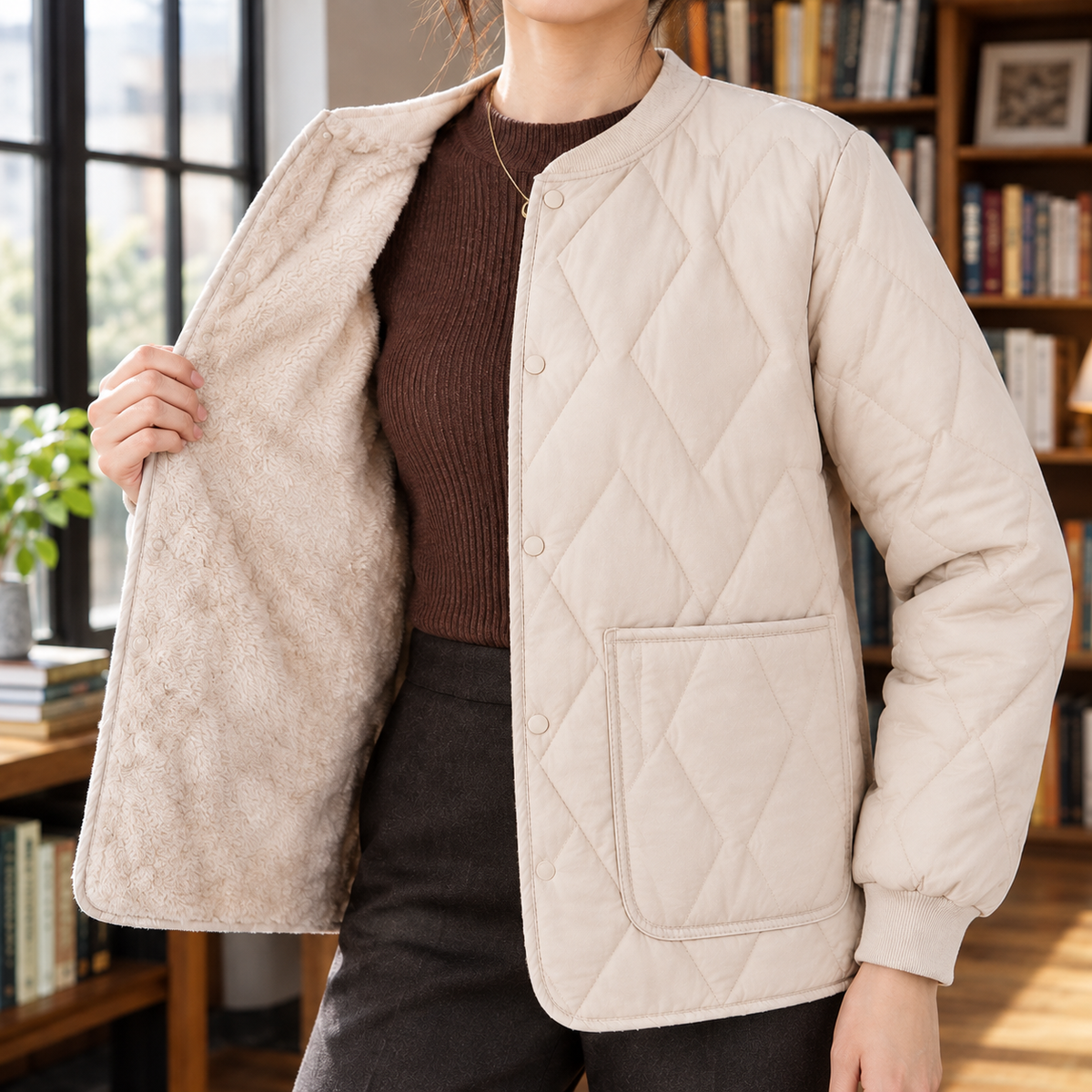 James Quilted Jacket - Lead Product Detail