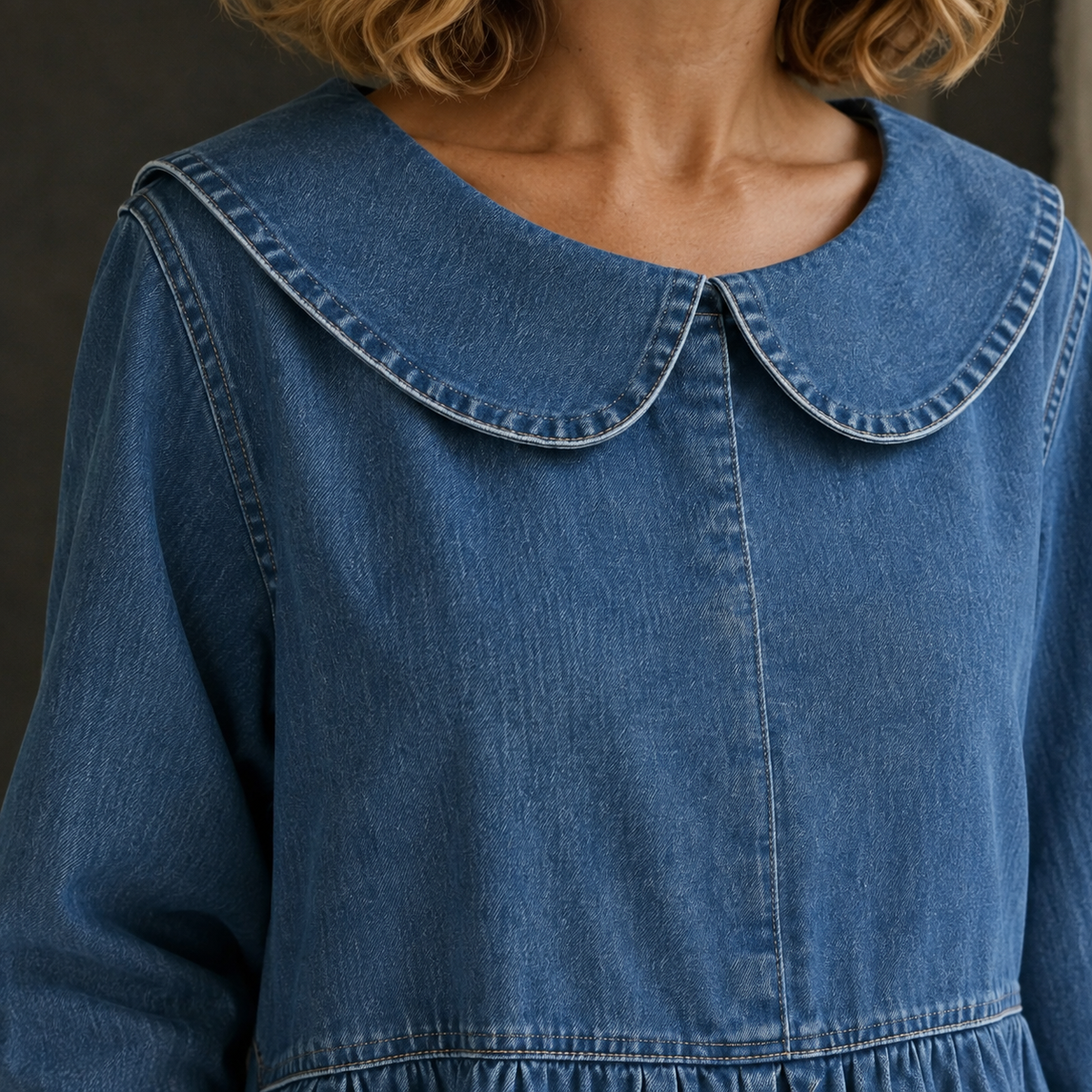 Natalia Peter Pan Dress - Lead Product Detail
