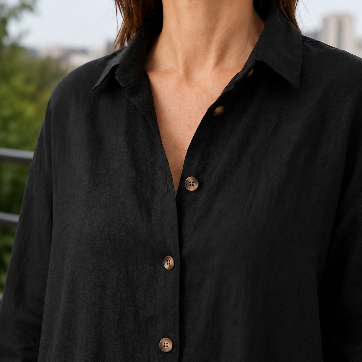 Cerys Relaxed Shirt - Lead Product Detail