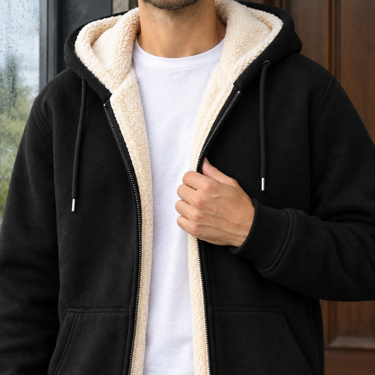Damian Fleece-Lined Jacket - Lead Product Detail
