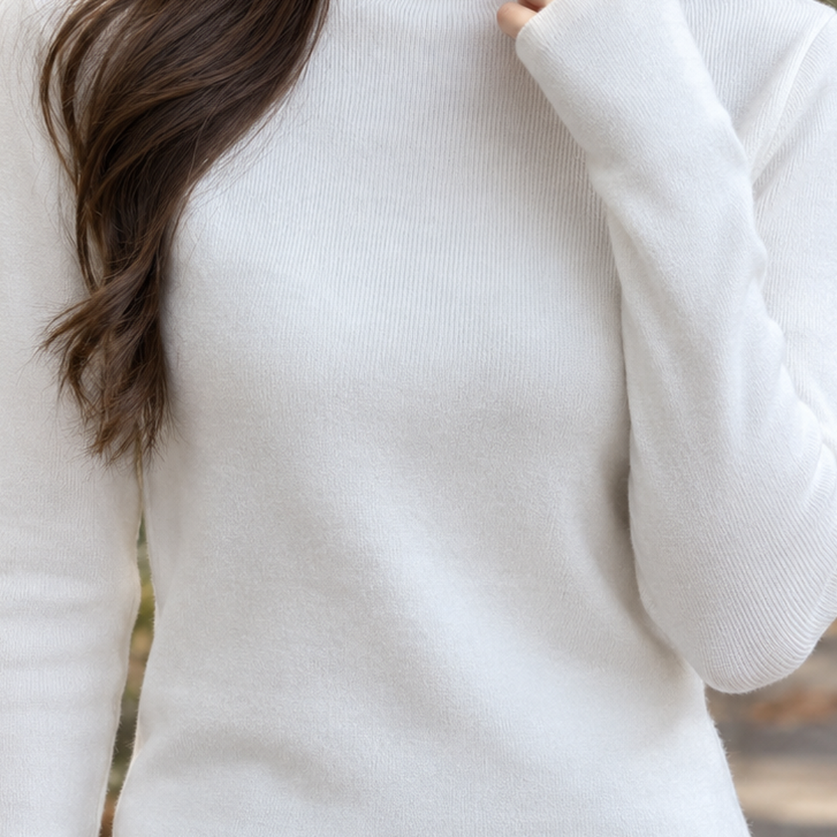 Ariana-Jane Mock Neck Sweater - Lead Product Detail