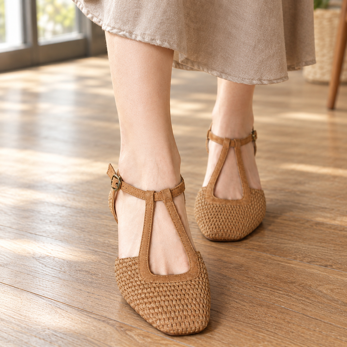 Comacchio T Strap Heels - Lead Product Detail