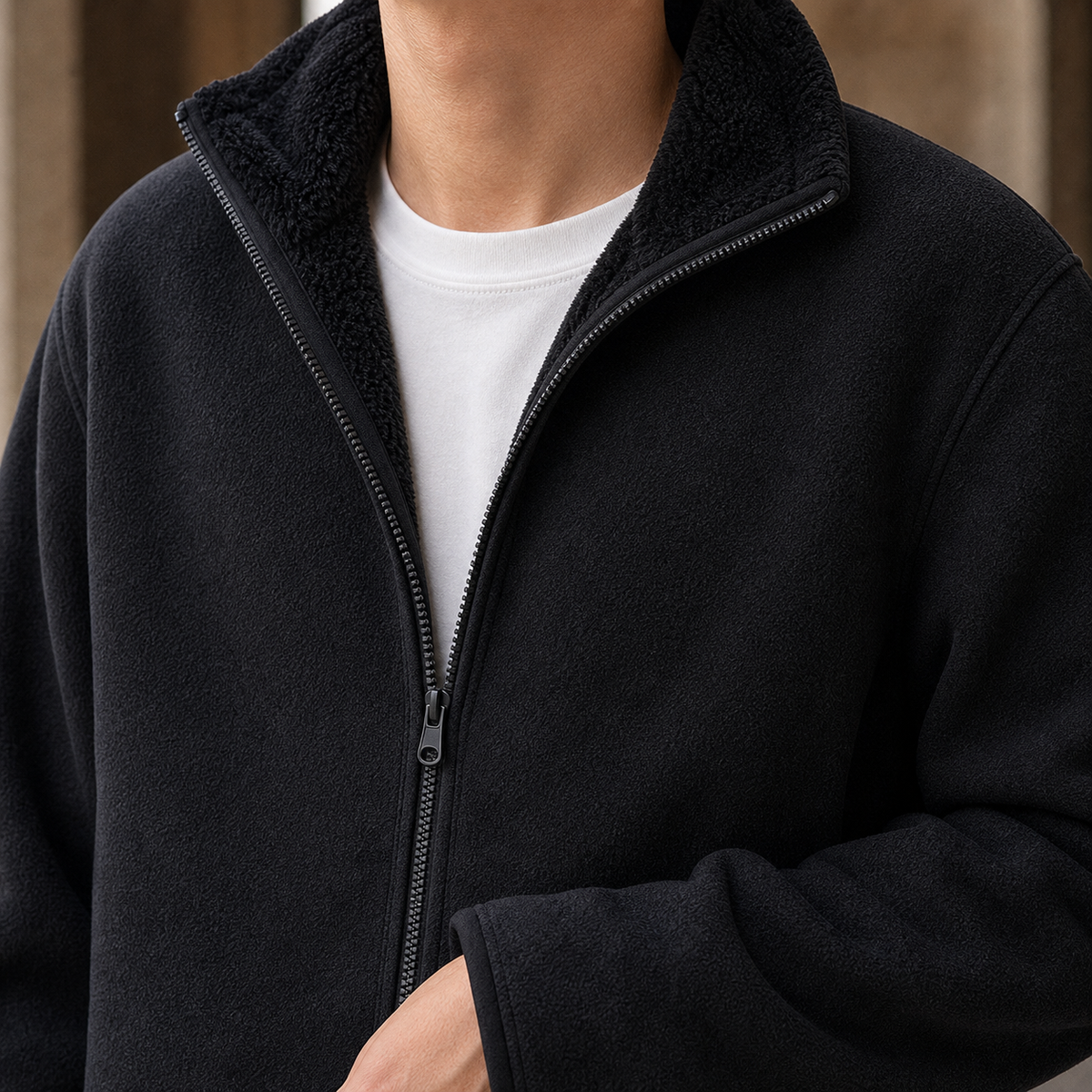 Sylvester Fleece Jacket - Lead Product Detail