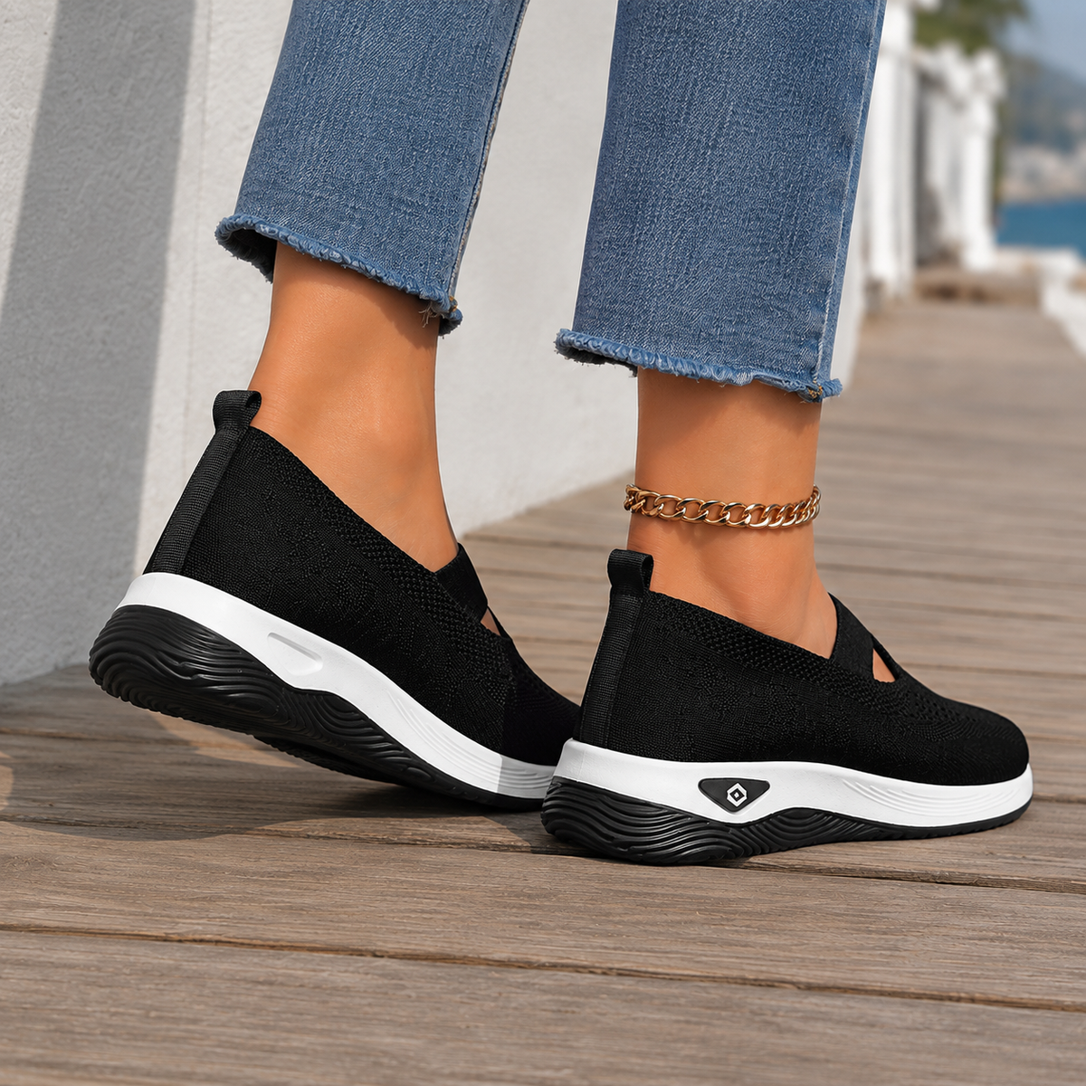 Ravello Slip-On Sneakers - Lead Alternate View