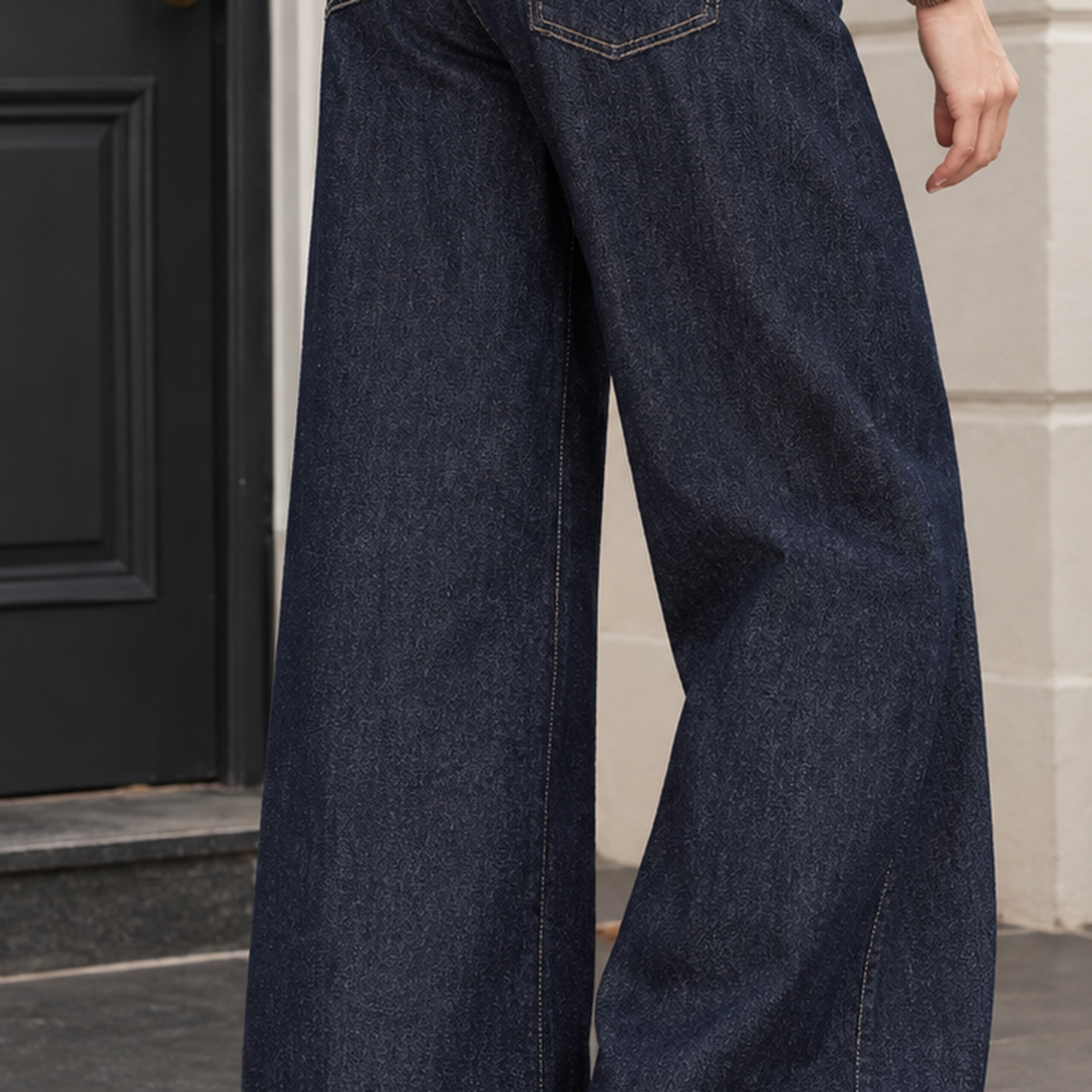 Berenice-Pearl Wide Leg Jeans - Lead Product Detail