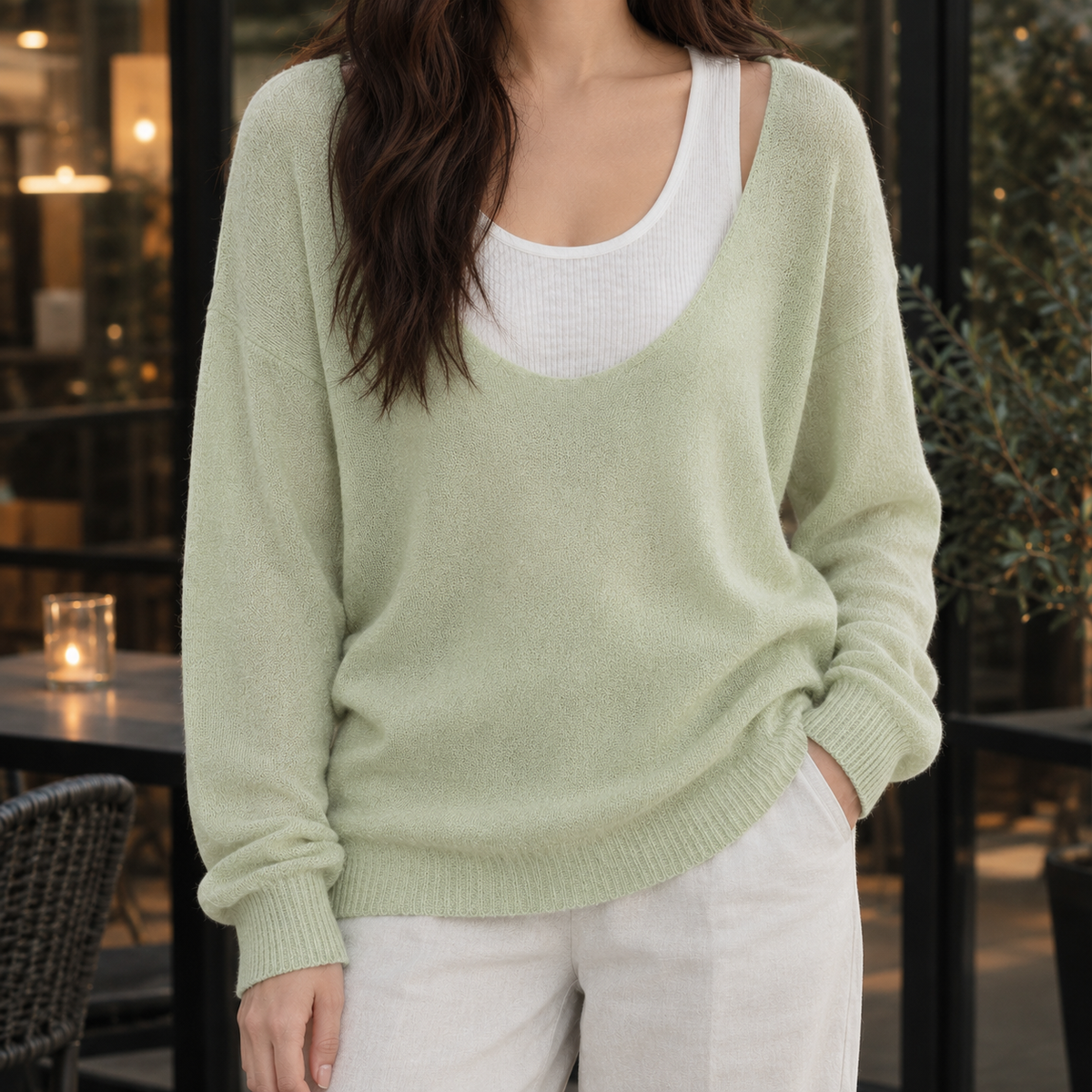 Fiona Layered Knit Set - Lead Product Detail