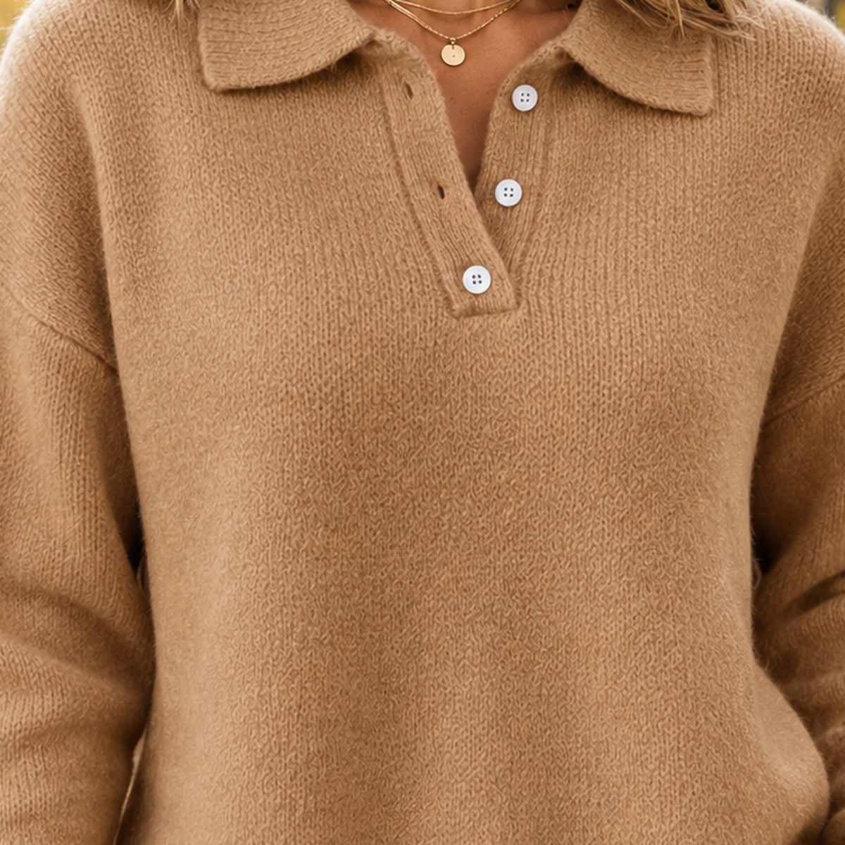 Idalia Polo Sweater - Lead Product Detail