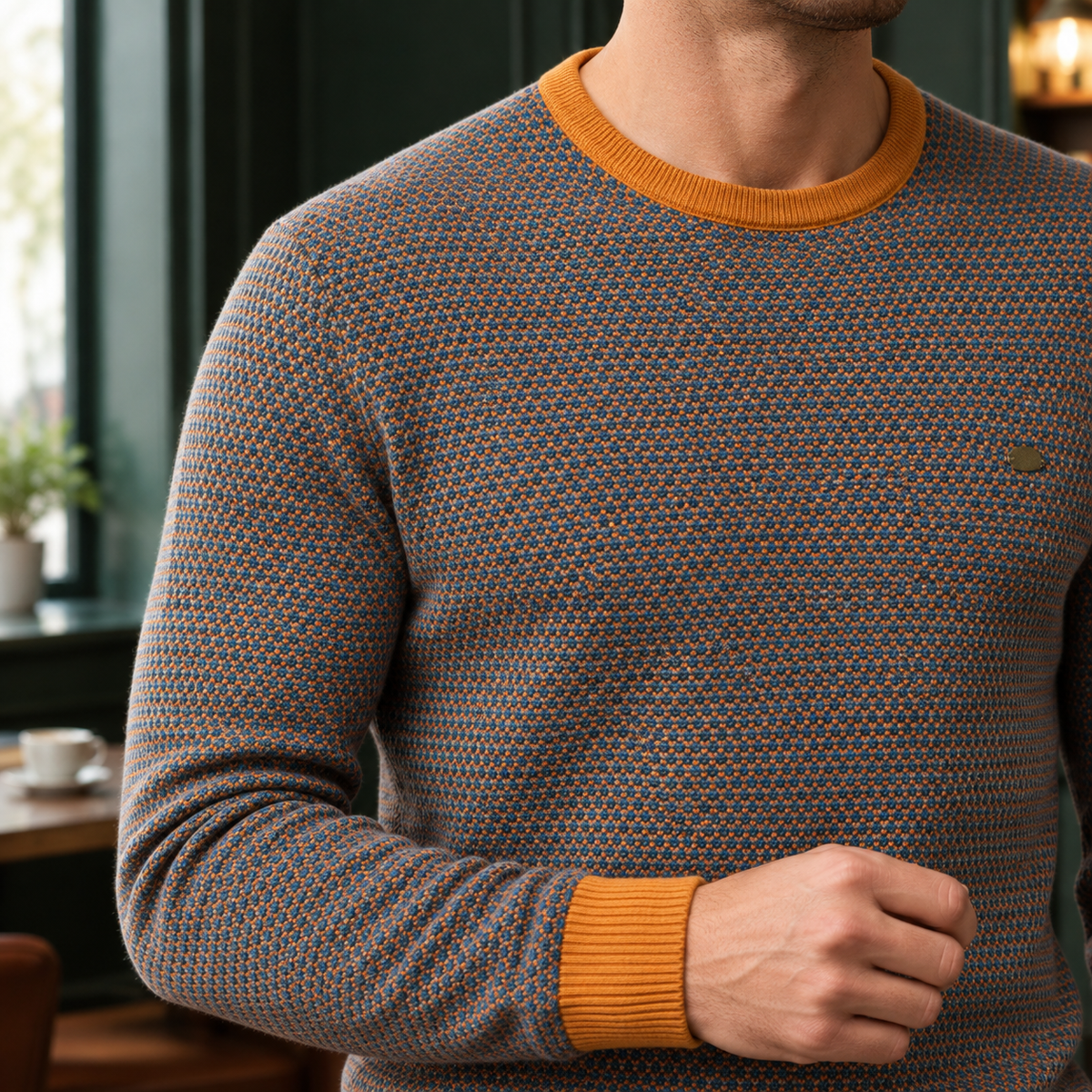 Oberon Textured Sweater - Lead Product Detail