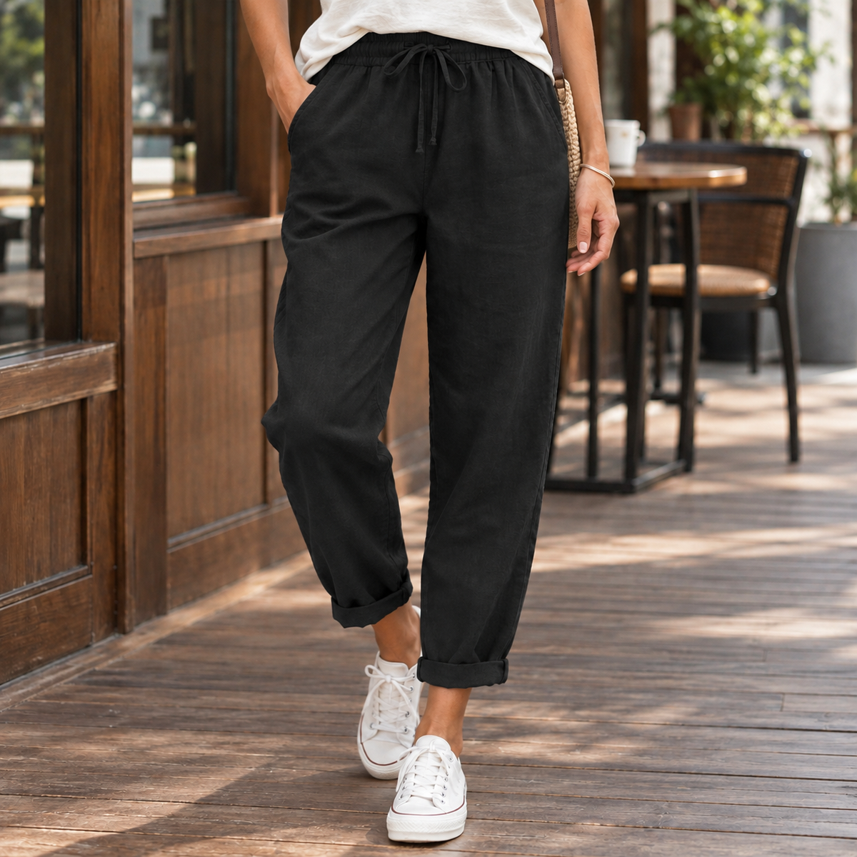 Freya Relaxed Pants - Lead Product Detail