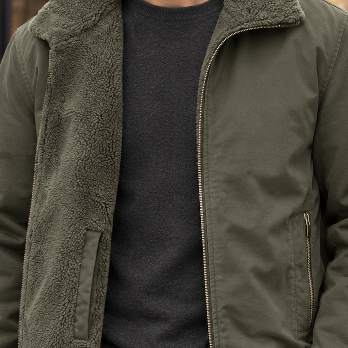 Lancelot Reversible Pilot Jacket - Lead Product Detail