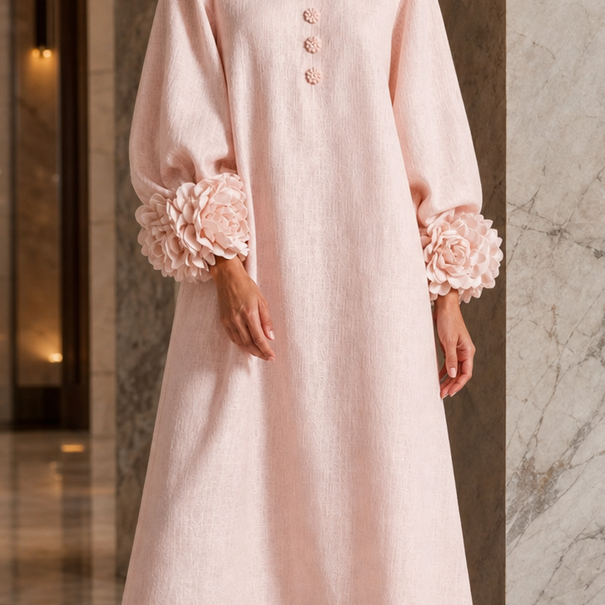 Estella-Eve Floral Cuff Dress - Lead Product Detail