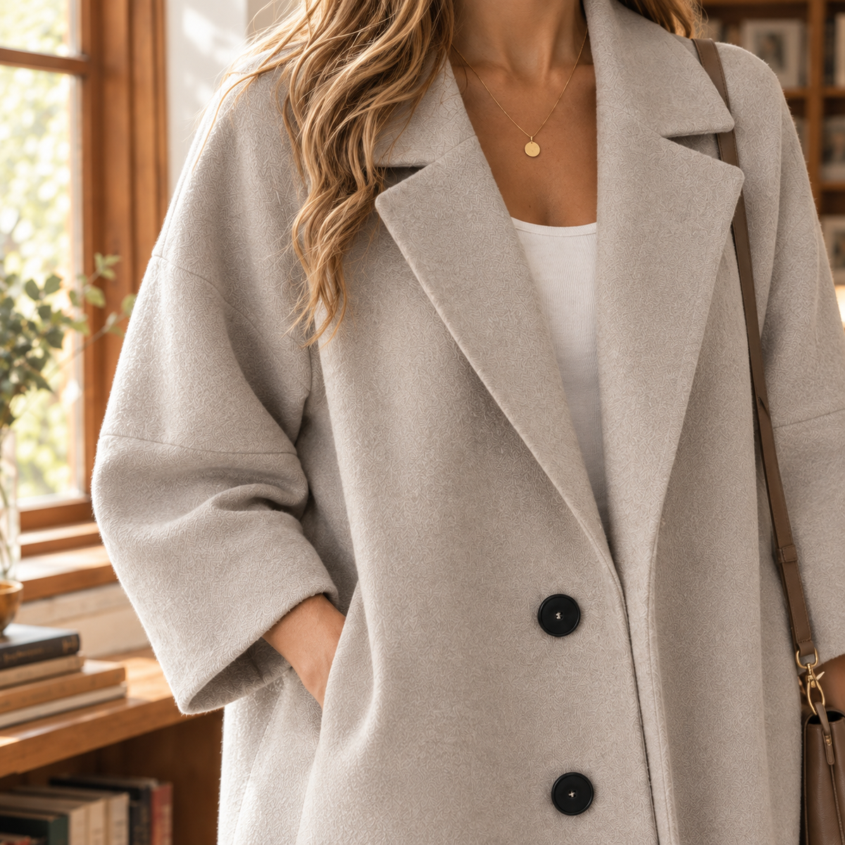 Katia Oversized Jacket - Lead Product Detail