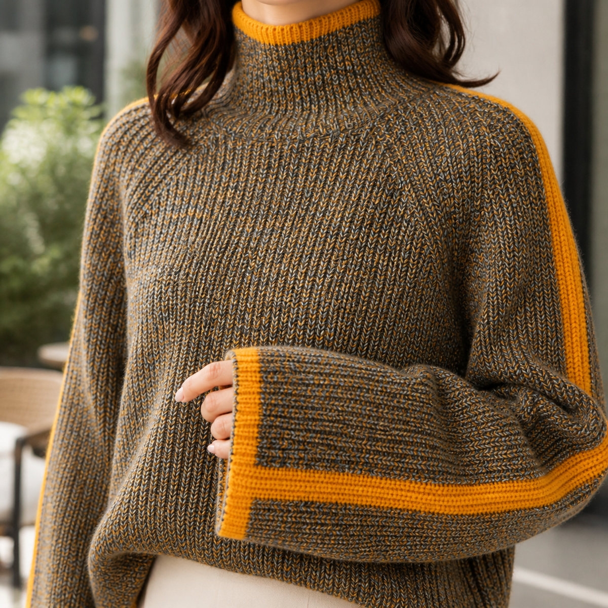 Eloise Turtleneck Sweater - Lead Product Detail