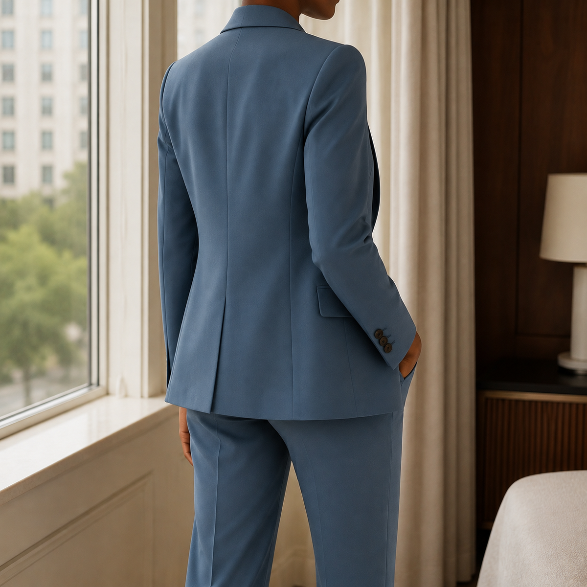 Celeste Tailored Pantsuit - Lead Alternate View